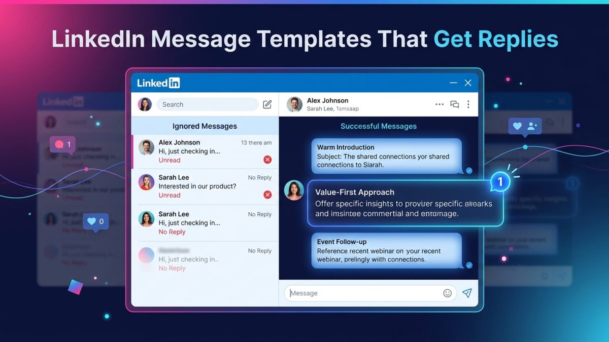 LinkedIn Cold Message Templates That Actually Get Replies (With Real Examples)
