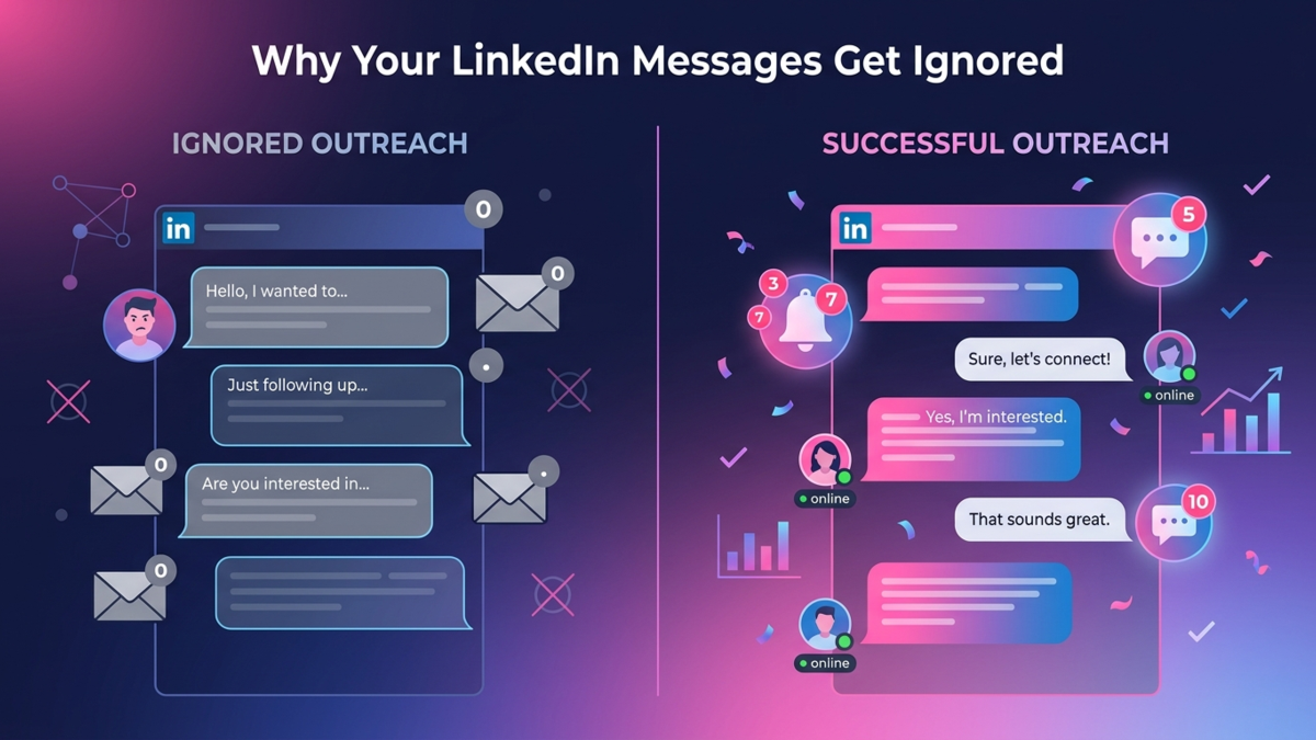 Why You’re Getting Ignored on LinkedIn (And How to Fix Your Outreach Fast)